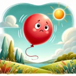 balão vermelho